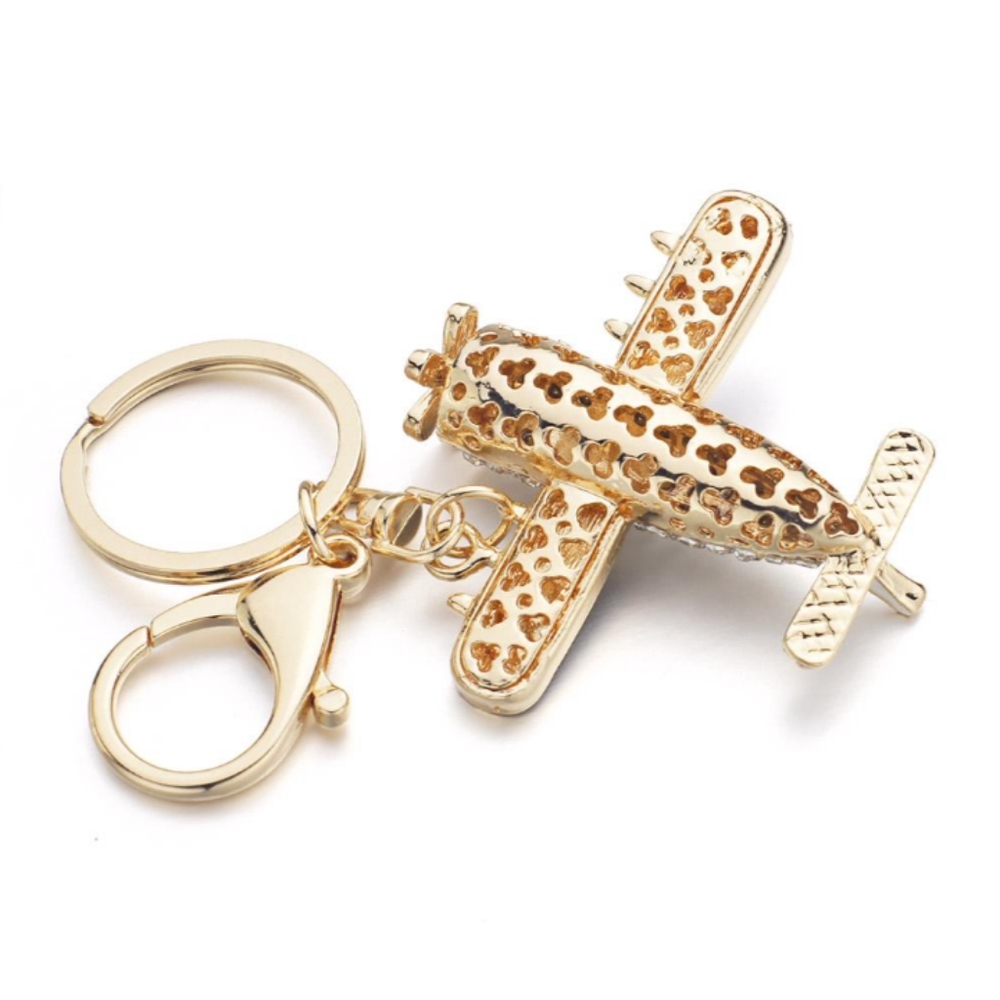 Airplane Bag Charm/Keychain Red - Picture 6 of 12